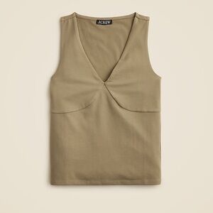 J. Crew cotton v-neck top
